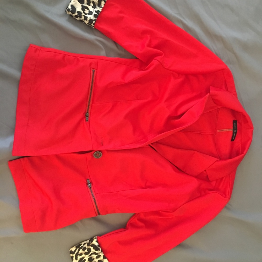Red blazer